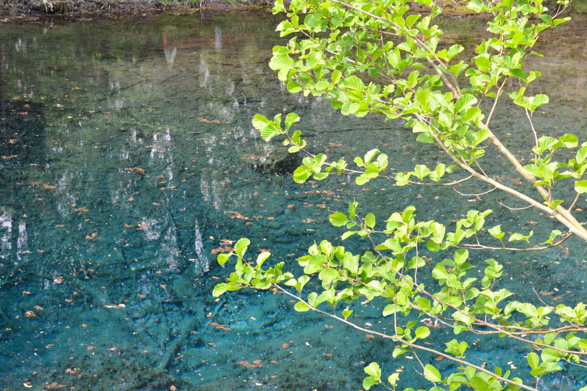 Wasserfarbe Grundloses Loch